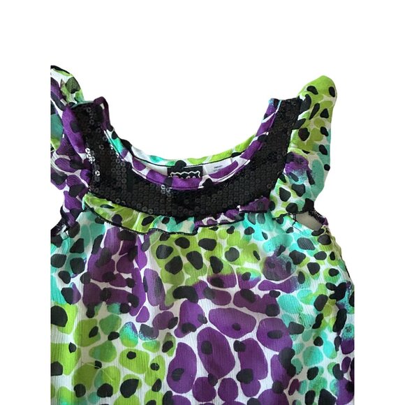 Girls Kids Sleeveless sequin top blouse size 2T - Picture 4 of 7